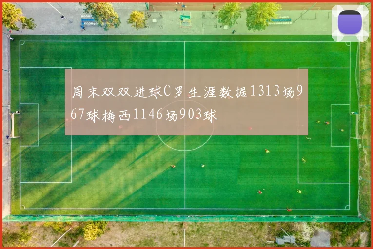 周末双双进球C罗生涯数据1313场967球梅西1146场903球